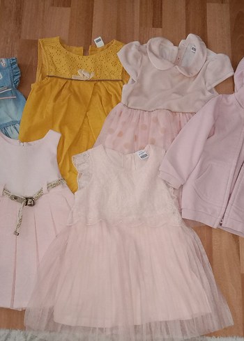 Kız Çocuk Pembe Kemerli Elbise 1 Yaş - Görsel 7