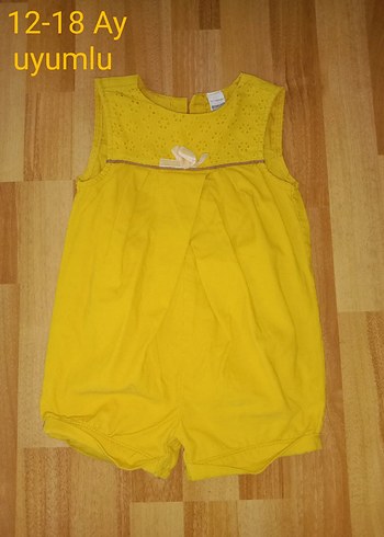 Kız Çocuk Pembe Kemerli Elbise 1 Yaş - Görsel 4