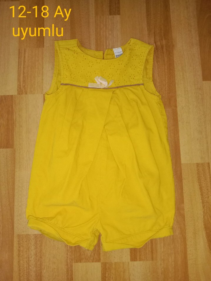 Kız Çocuk Pembe Kemerli Elbise 1 Yaş - Görsel 4