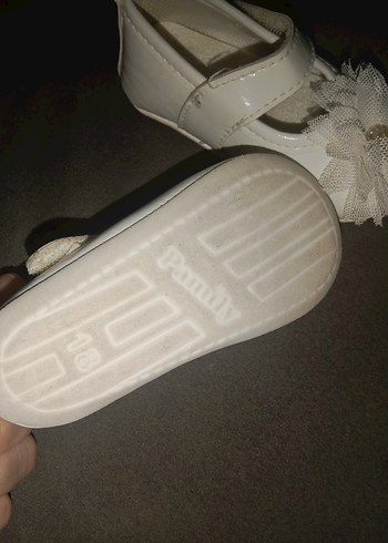 İnci Detaylı Beyaz Kız Çocuk Babet - Görsel 11