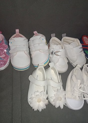 İnci Detaylı Beyaz Kız Çocuk Babet - Görsel 12