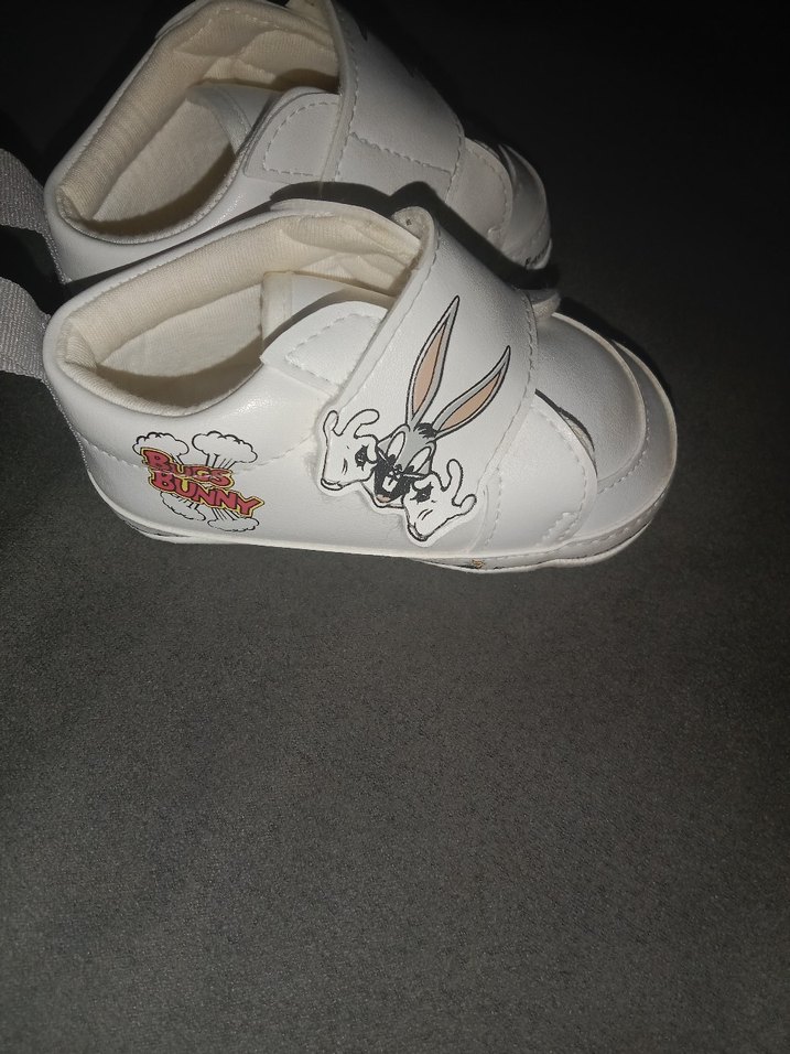 İnci Detaylı Beyaz Kız Çocuk Babet - Görsel 3