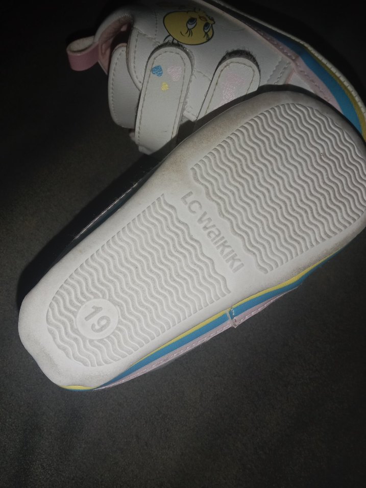 İnci Detaylı Beyaz Kız Çocuk Babet - Görsel 2