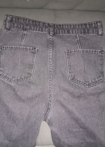 Gri Tokalı Kadın Denim Pantolon - Görsel 5
