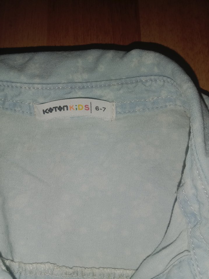 Pembe Düğmeli Kolsuz Pamuklu Gömlek - Görsel 4