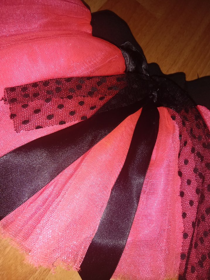 Kız Çocuk Pembe Fiyonklu Etek - Görsel 2