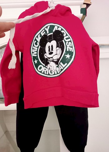 Zara Kız Çocuk Renkli Kapüşonlu Sweatshirt ve Eşofman