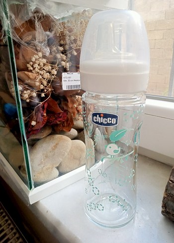 Beyaz Chicco Bebek Biberonu - Görsel 2