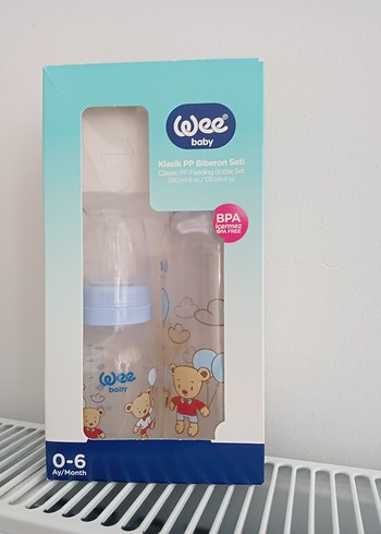 Wee Baby Mavi BPA İçermez Biberon Seti 0-6 Ay - Görsel 2