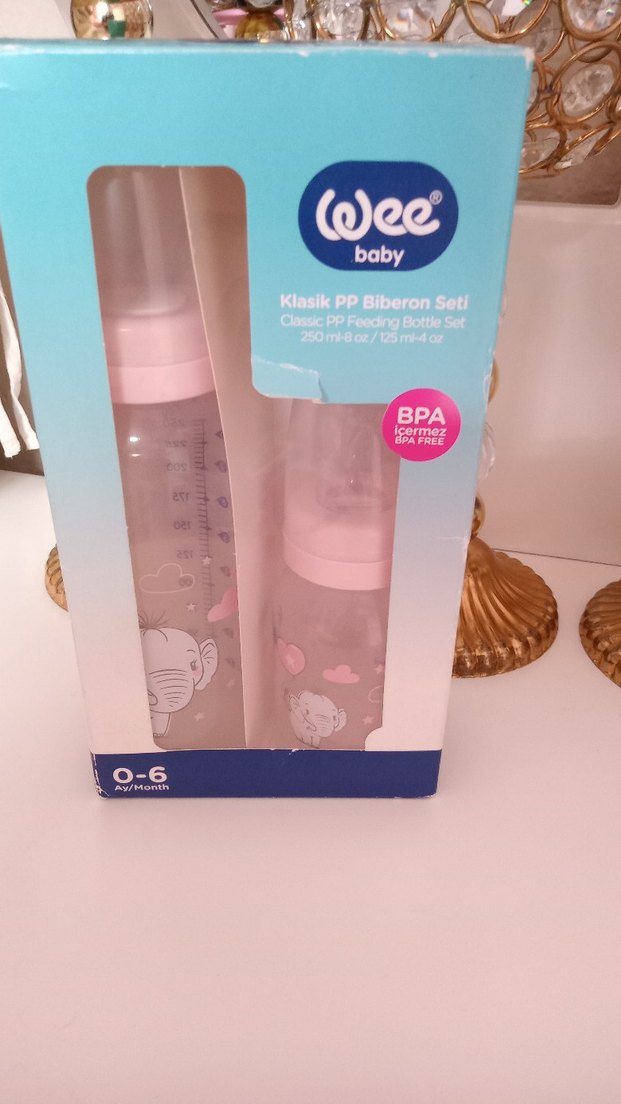 Pembe Bebek Biberon Seti 2'li - Görsel 2