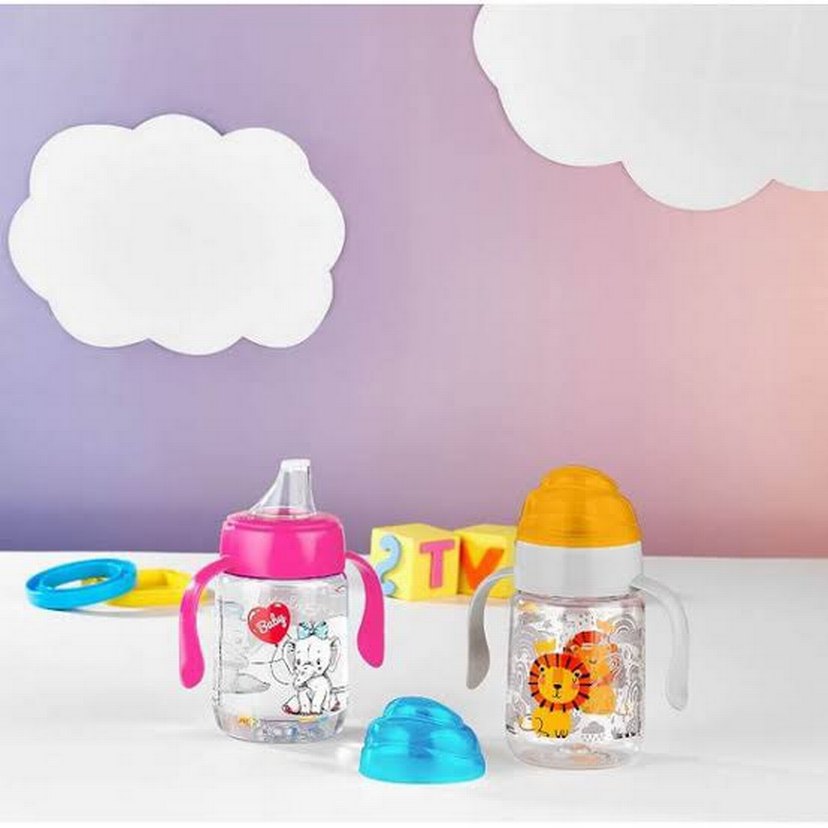 Renkli Bebek Biberon Seti, 2 Parça - Görsel 2