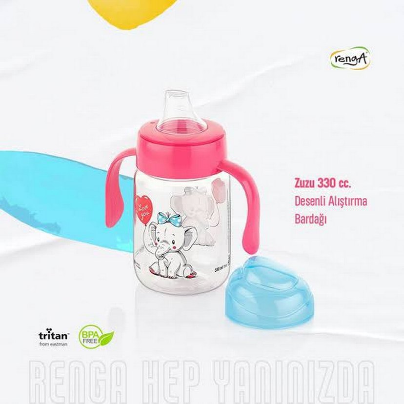 Renkli Bebek Biberon Seti, 2 Parça - Görsel 3