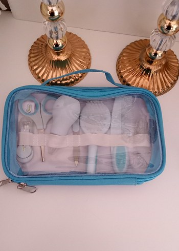 Bebek Bakım Seti Mavi Çantalı - Görsel 6