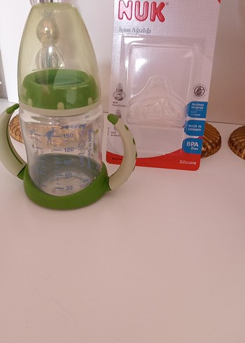 NUK Yeşil Bebek Biberonu - Görsel 3