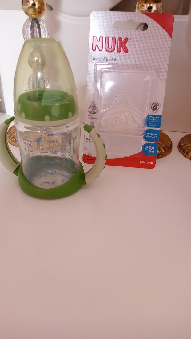 NUK Yeşil Bebek Biberonu - Görsel 3