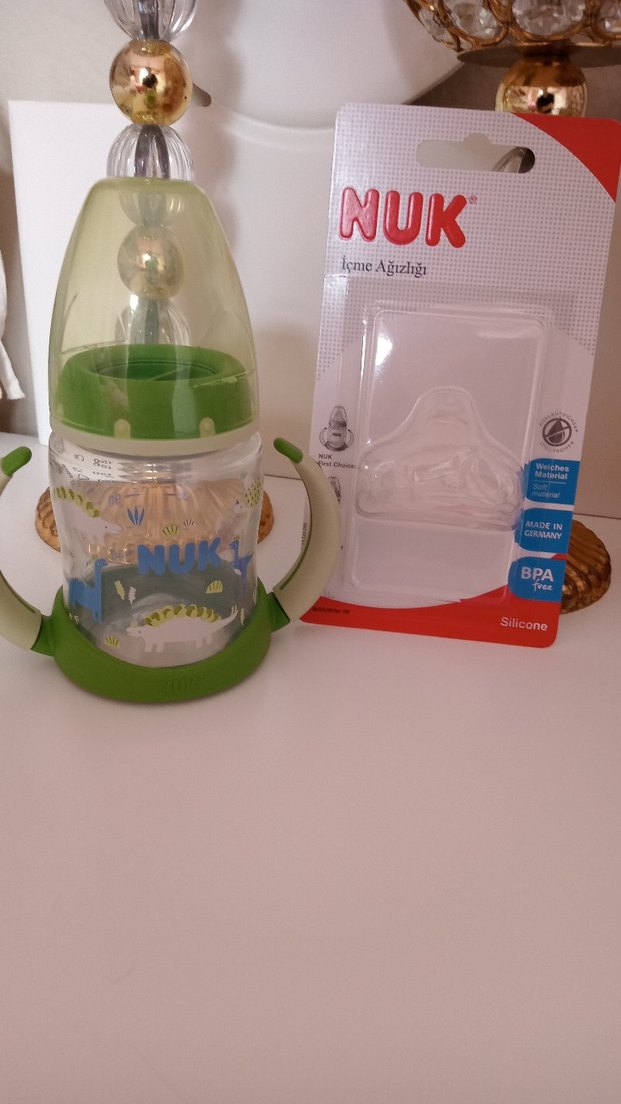 NUK Yeşil Bebek Biberonu - Görsel 2