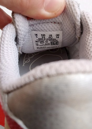 Kız Çocuk Pembe Gri Puma Spor Ayakkabı - Görsel 6