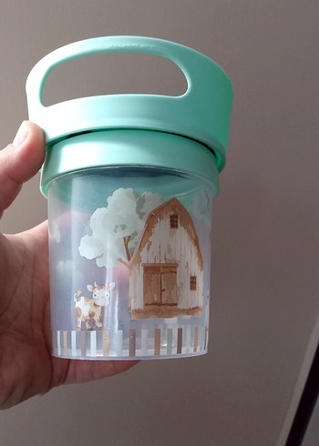 Pastel Turkuaz Bebek atıştırma kabı - Görsel 2