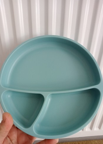 OiOi Pastel Mavi Çocuk Tabak Takımı