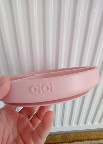  Beden pembe Renk Pastel Pembe Çocuk Bölmeli Tabak