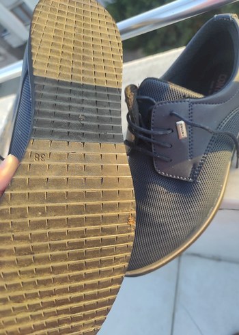 Lacivert Street Style Erkek Bağcıklı ayakkabı - Görsel 4