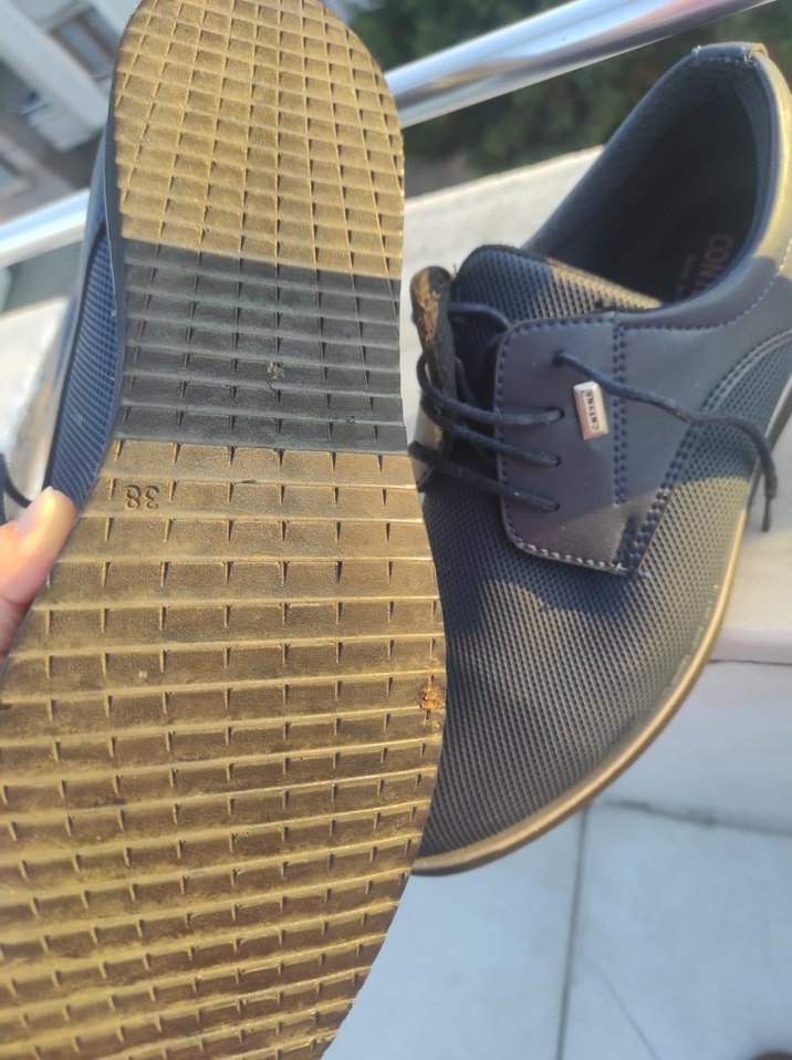 Lacivert Street Style Erkek Bağcıklı ayakkabı - Görsel 4