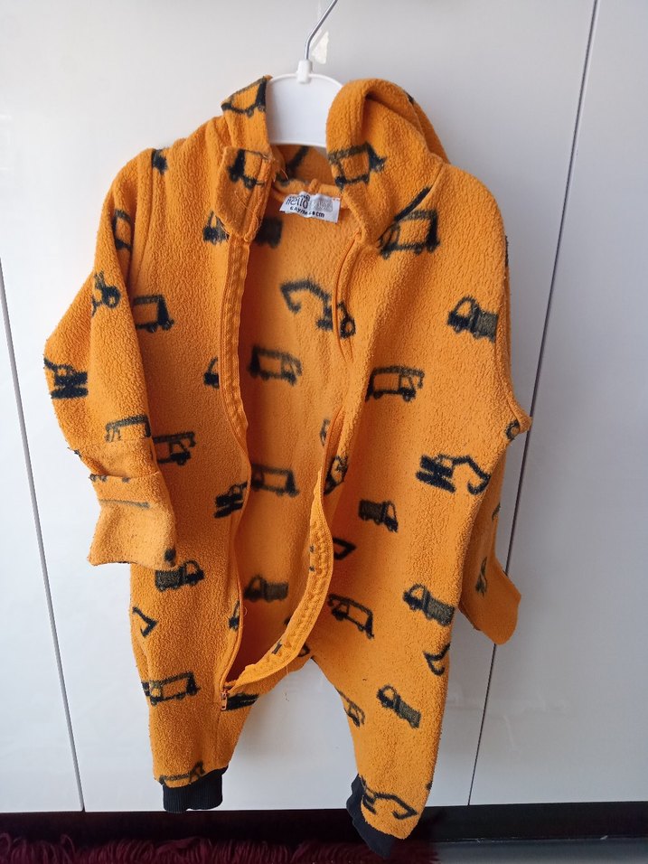 Renkli Desenli Erkek Bebek Tulum - Görsel 2