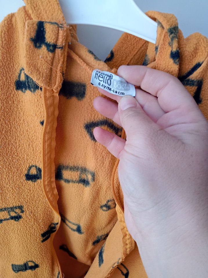 Renkli Desenli Erkek Bebek Tulum - Görsel 4