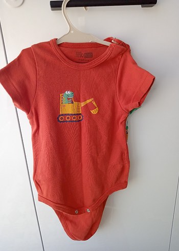 Erkek Bebek Kısa Kollu Baskılı Body - Görsel 3