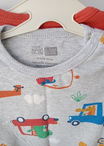 Erkek Bebek Kısa Kollu Baskılı Body - Görsel 4