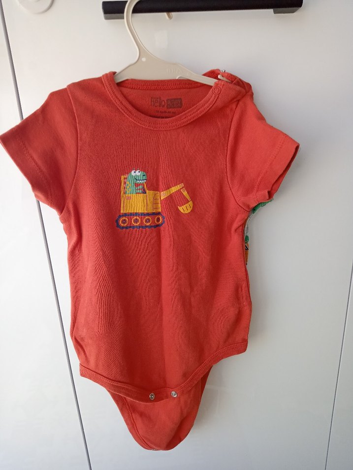 Erkek Bebek Kısa Kollu Baskılı Body - Görsel 3