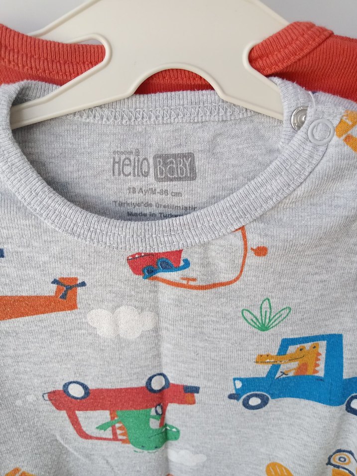 Erkek Bebek Kısa Kollu Baskılı Body - Görsel 4