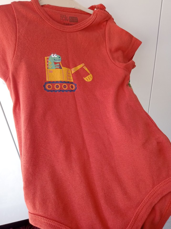 Erkek Bebek Kısa Kollu Baskılı Body - Görsel 2