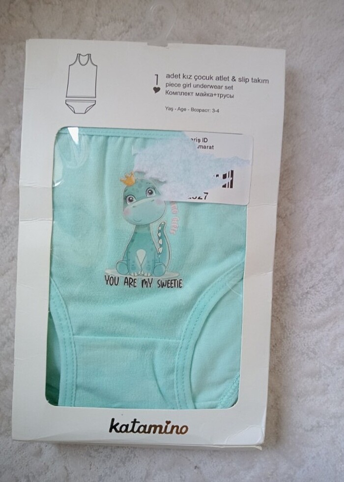 Kız bebek atlet külot takım  - Görsel 2