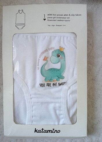 Kız bebek atlet külot takım  - Görsel 2