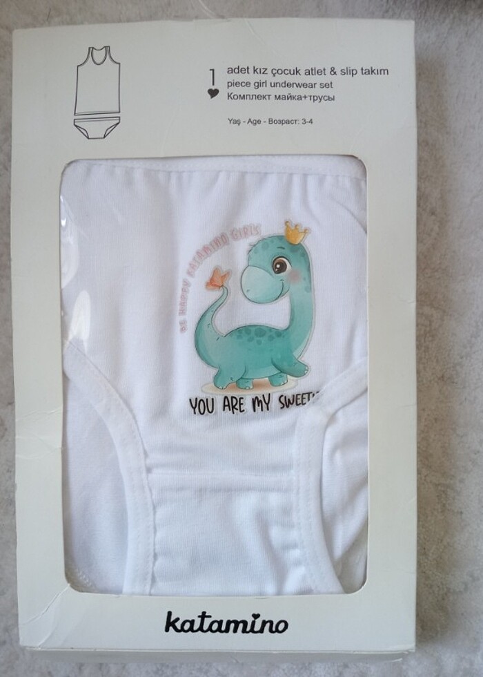 Kız bebek atlet külot takım  - Görsel 2