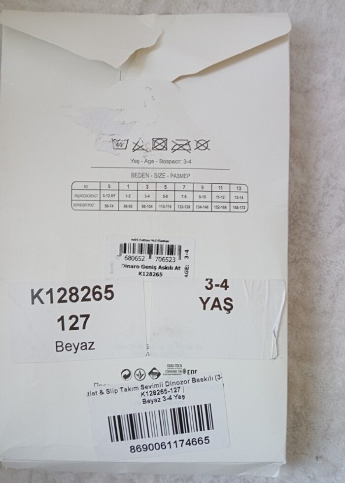 Kız bebek atlet külot takım  - Görsel 3