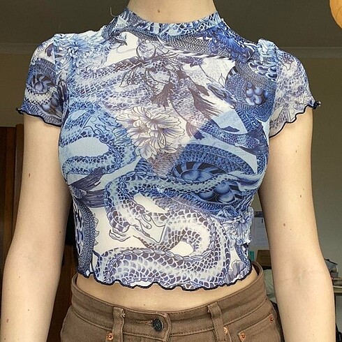 Bershka stradivarius pull bear crop top