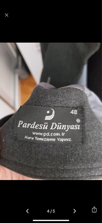 48 Beden siyah Renk Kışlık Kaban