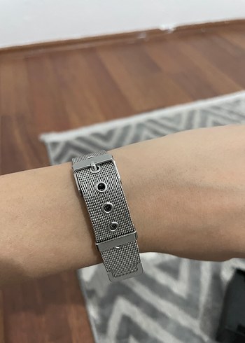 Beden siyah Renk Aqua Di Polo Hasır Kordonlu unisex Kol Saati