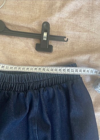 universal Beden Ahel tasarım kot denim beli lastikli tesettür etek