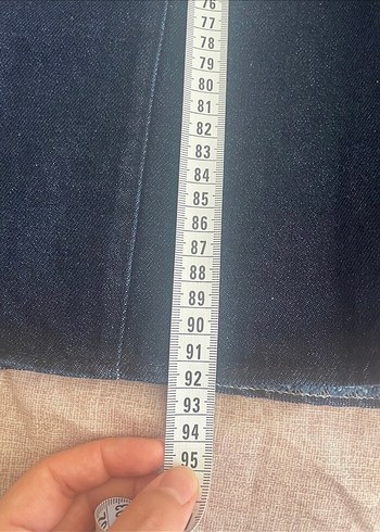 universal Beden lacivert Renk Ahel tasarım kot denim beli lastikli tesettür etek