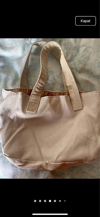 Beden mavi Renk ambar tony york buz mavisi lovely bag canvas yazlık kol çantası
