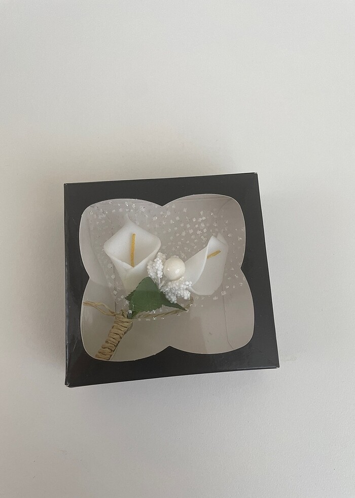 Pierre cardin yaka çiçeği yaka iğnesi papyon mendil damat aksesu - Görsel 2