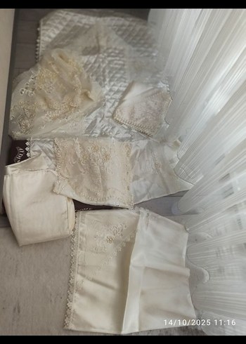 İşlemeli seccade seti 8 parca - Görsel 6