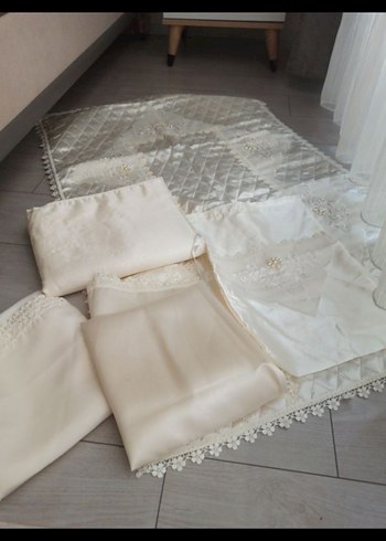 İşlemeli seccade seti 8 parca - Görsel 7