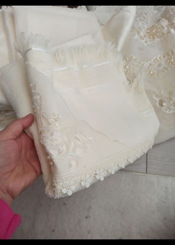 İşlemeli seccade seti 8 parca - Görsel 4