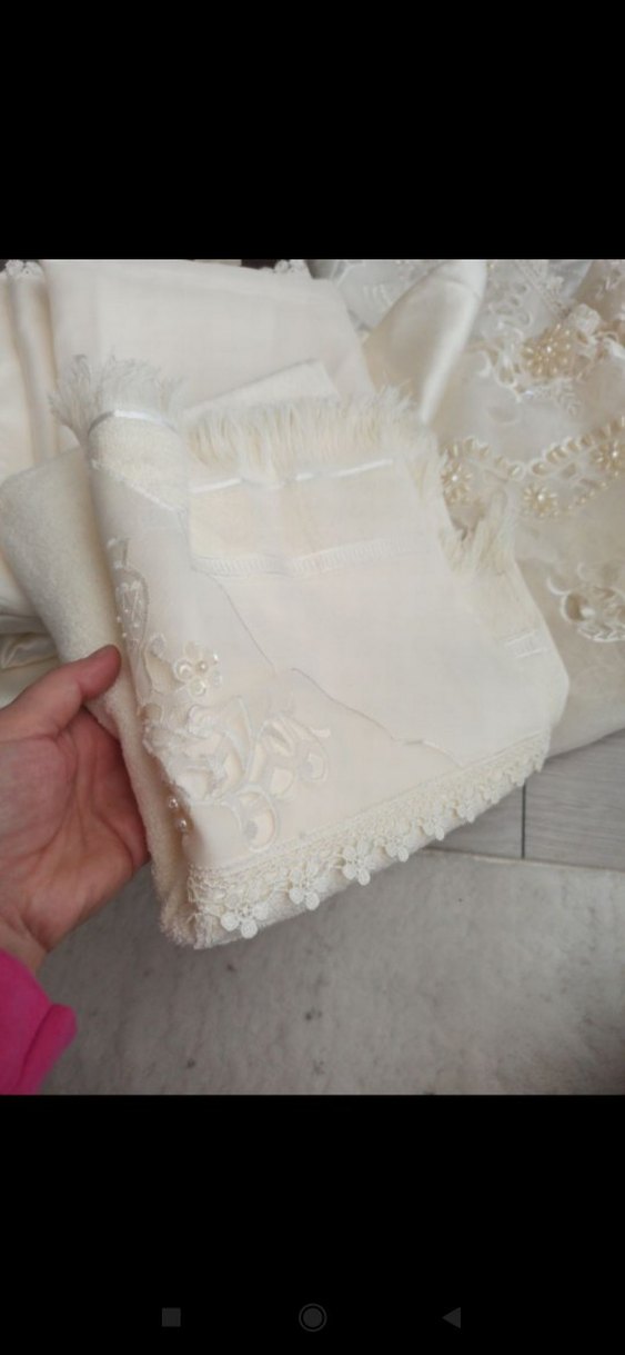 İşlemeli seccade seti 8 parca - Görsel 4