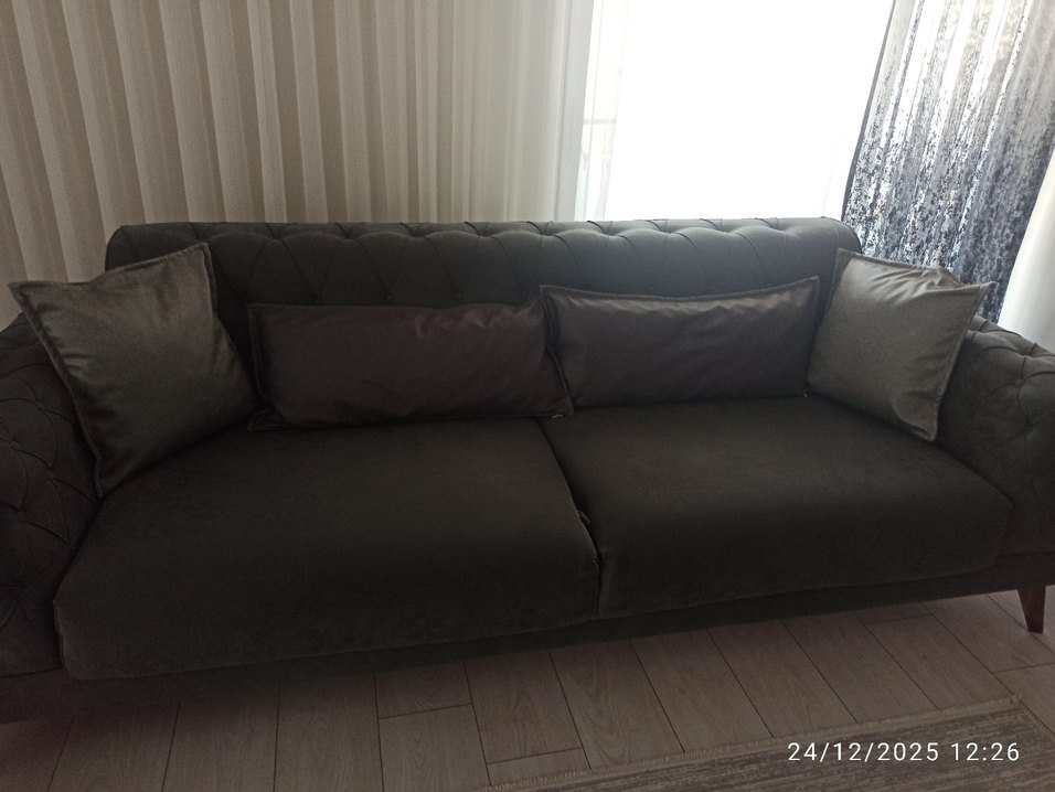 istikbal Gri sıfır kırlent kılıfı - Görsel 4