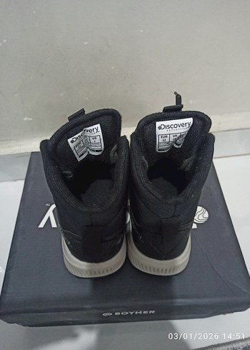 Erkek Çocuk Siyah Cırtlı Bot - Görsel 2